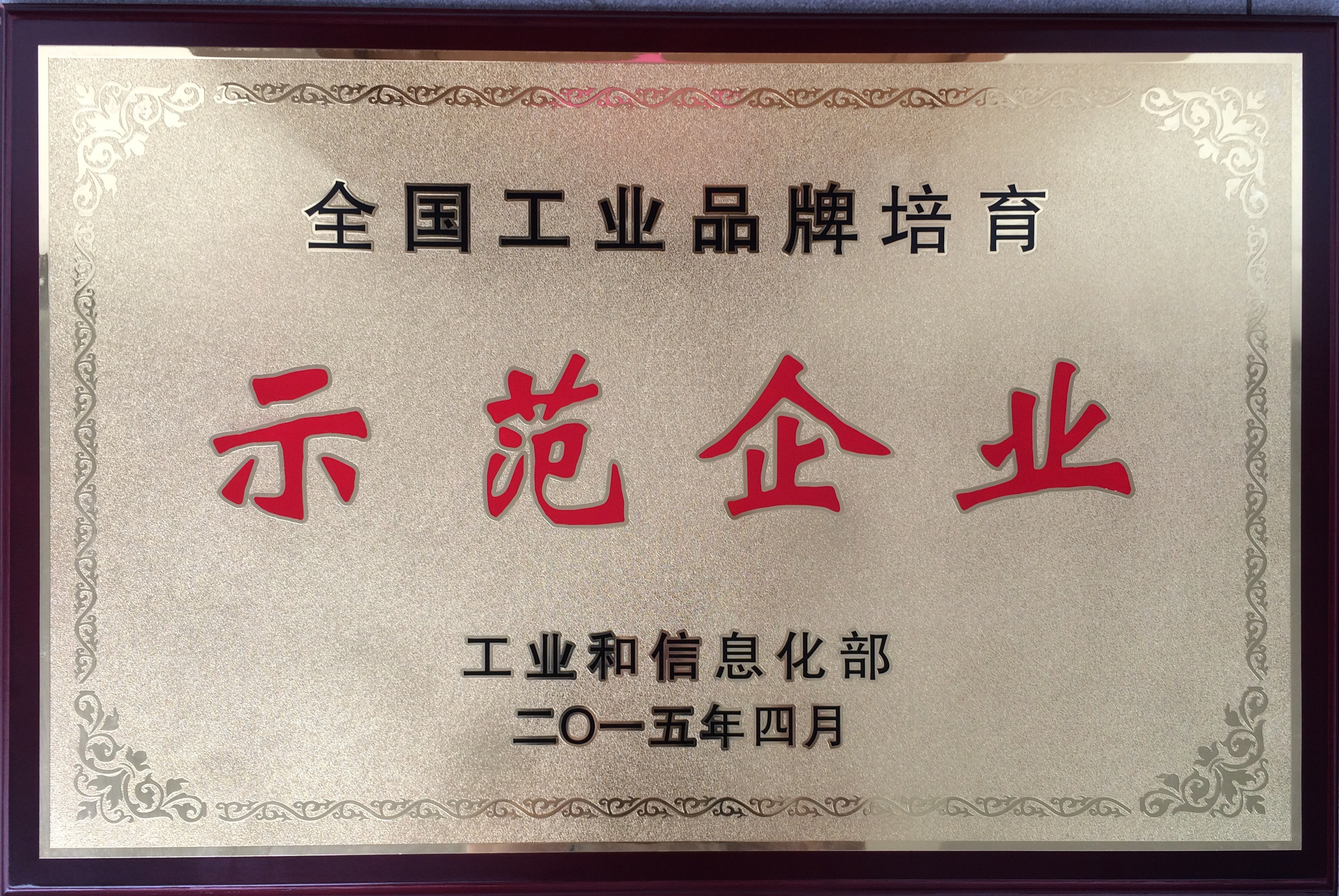 天下工业品牌培育树模企业