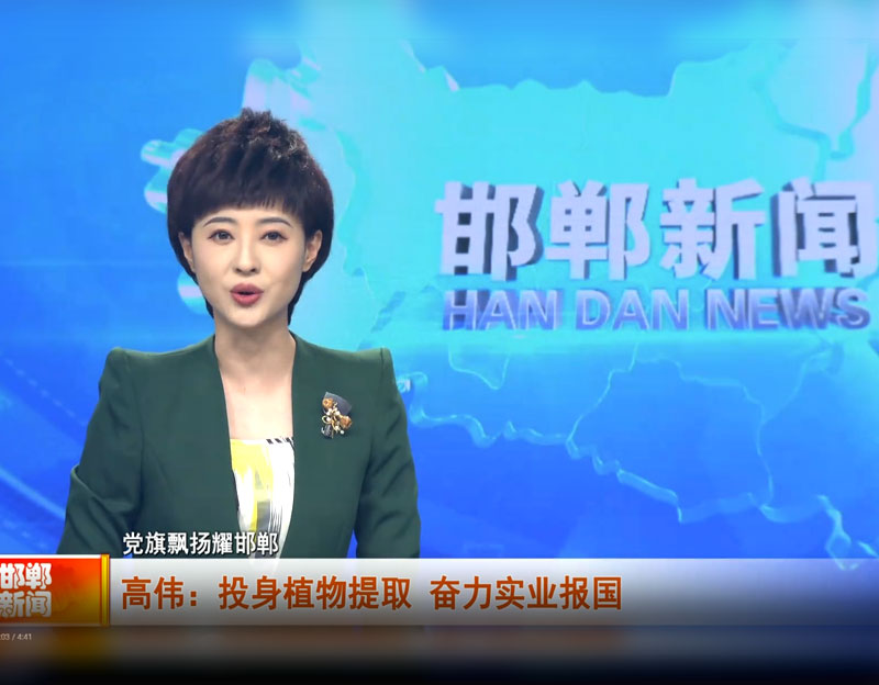 【党旗飘扬耀邯郸】高伟：投身植物提取 奋力实业报国